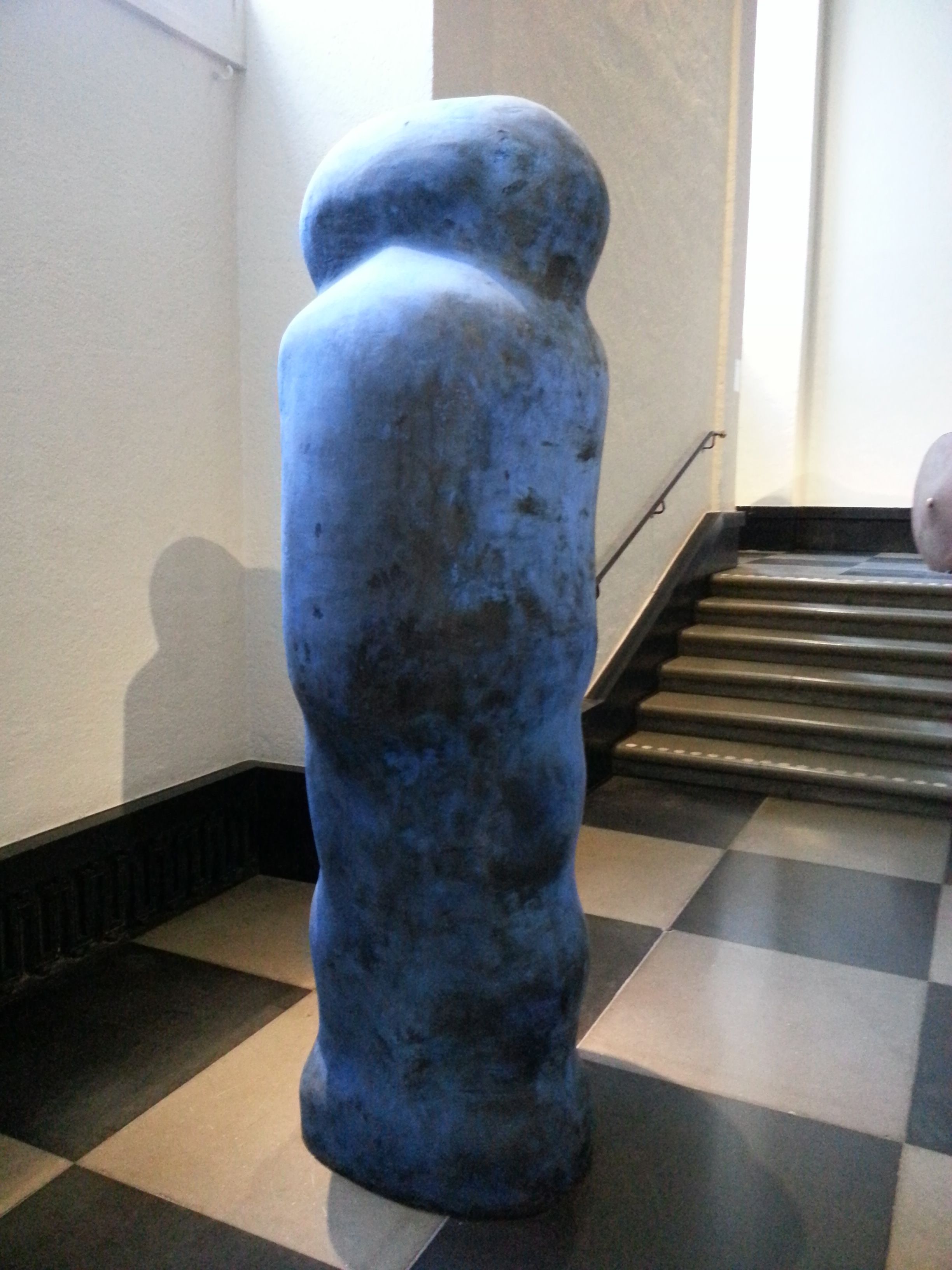 Blå Hutsut Göteborgs Konstmuseum Stora Skulpturhallen